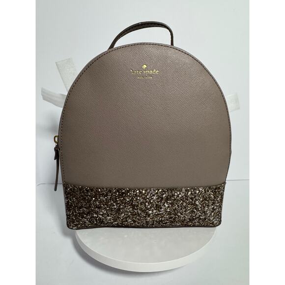 Kate Spade Greta Court Sammi Backpack in Gray Taupe - Picture 3 of 12